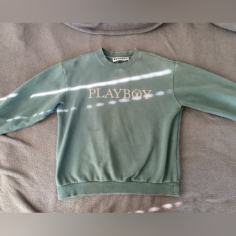 Playboy Green Crewneck